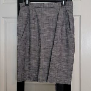 Pencil Skirt-Glencheck pattern